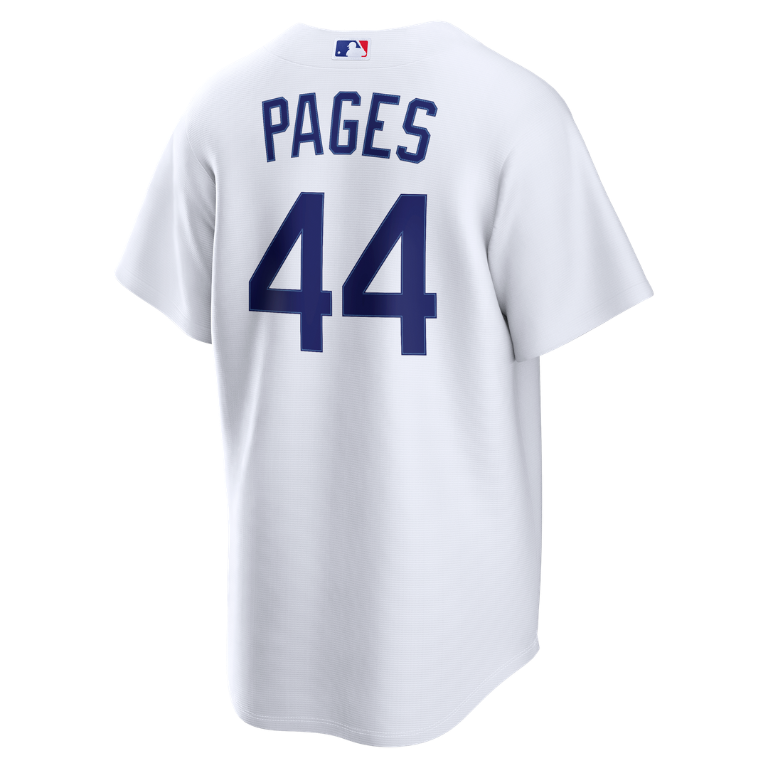 Los Angeles Dodgers Andy Pages Nike Home Replica Jersey - White Team Jersey Sports Fan Apparel