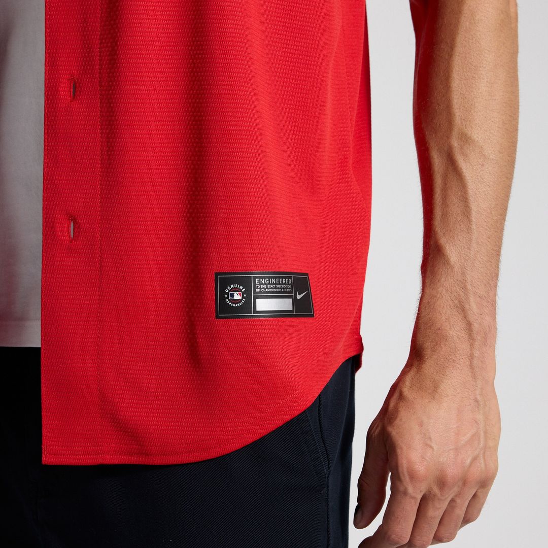 Cleveland Guardians Nike Alternate 2 Replica Jersey - Red Team Jersey Sports Fan Apparel