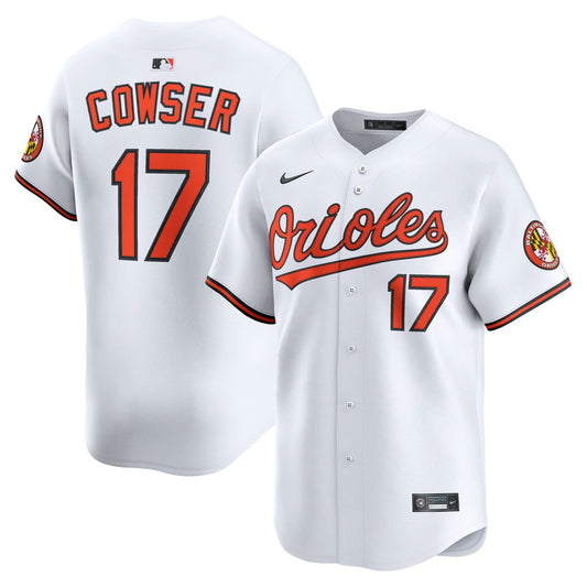 Baltimore Orioles Colton Cowser Nike Home Limited Player Jersey - White Team Jersey Sports Fan Apparel