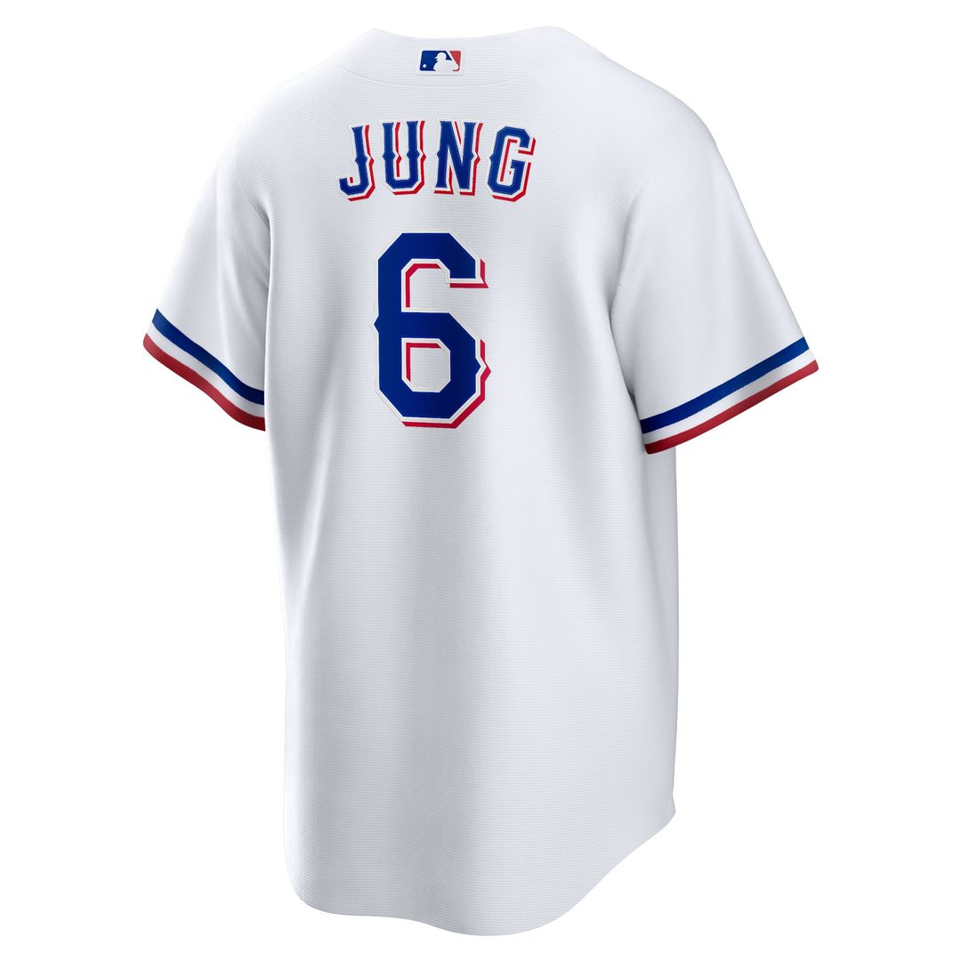 Texas Rangers Josh Jung Nike Replica Player Jersey - White Team Jersey Sports Fan Apparel