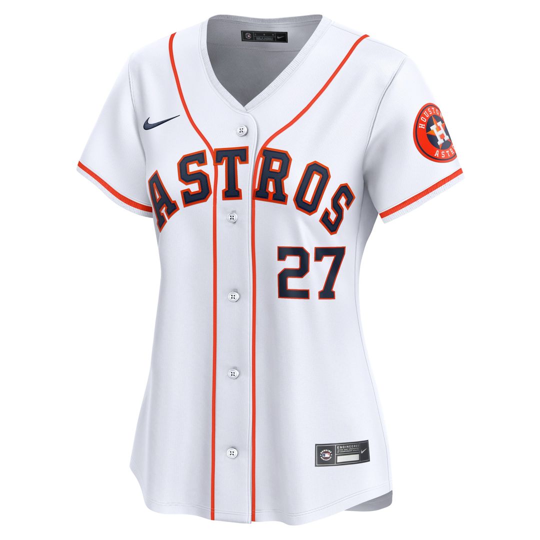Houston Astros Jose Altuve Nike Women's Home Limited Player Jersey - White Team Jersey Sports Fan Apparel