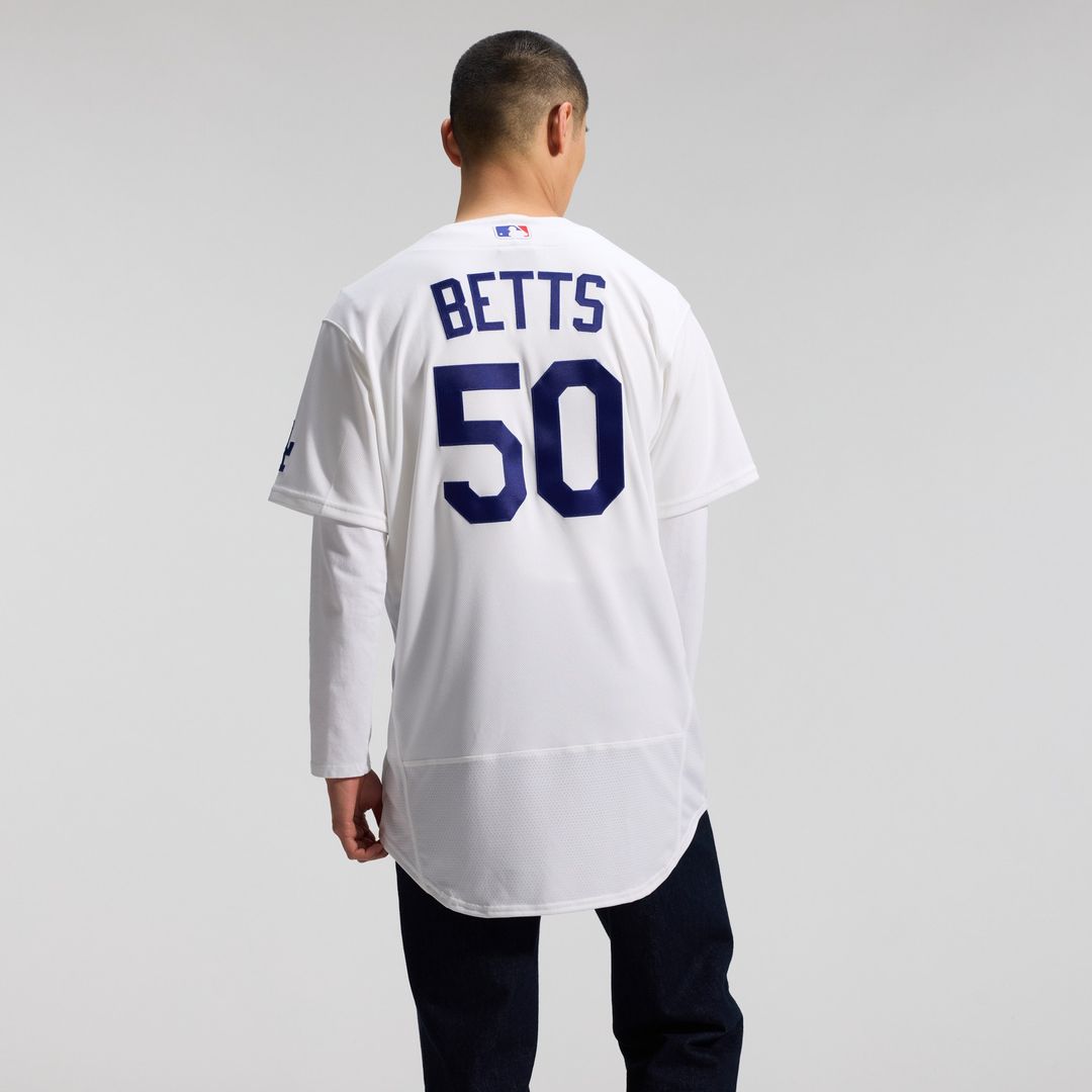 Los Angeles Dodgers Mookie Betts Nike Home Authentic Jersey - White Team Jersey Sports Fan Apparel