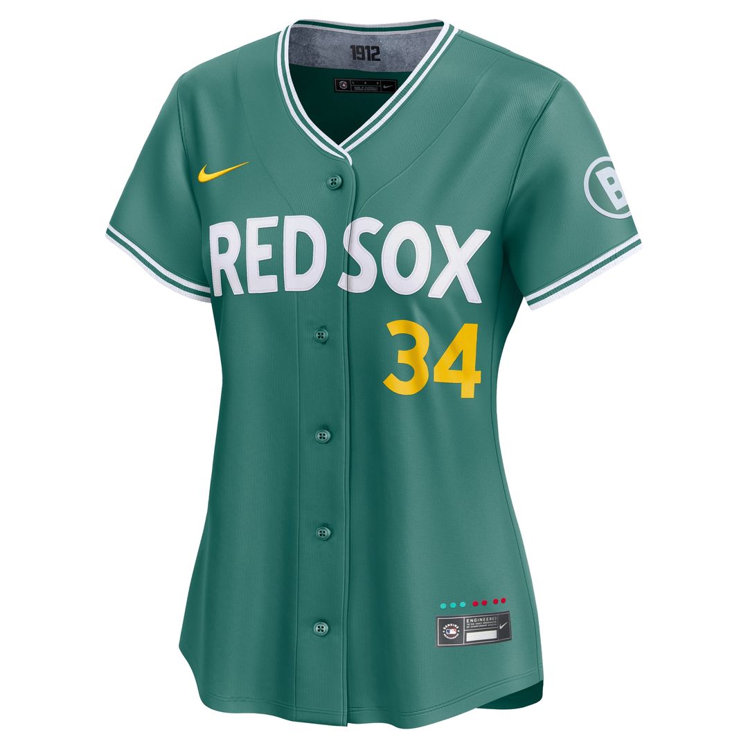 Boston Red Sox David Ortiz Nike Women's 2025 City Connect Limited Retired Player Jersey - Green Team Jersey Sports Fan Apparel