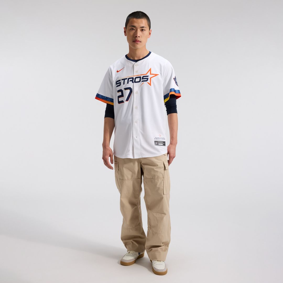 Houston Astros Jose Altuve Nike 2025 City Connect Limited Player Jersey - White Team Jersey Sports Fan Apparel