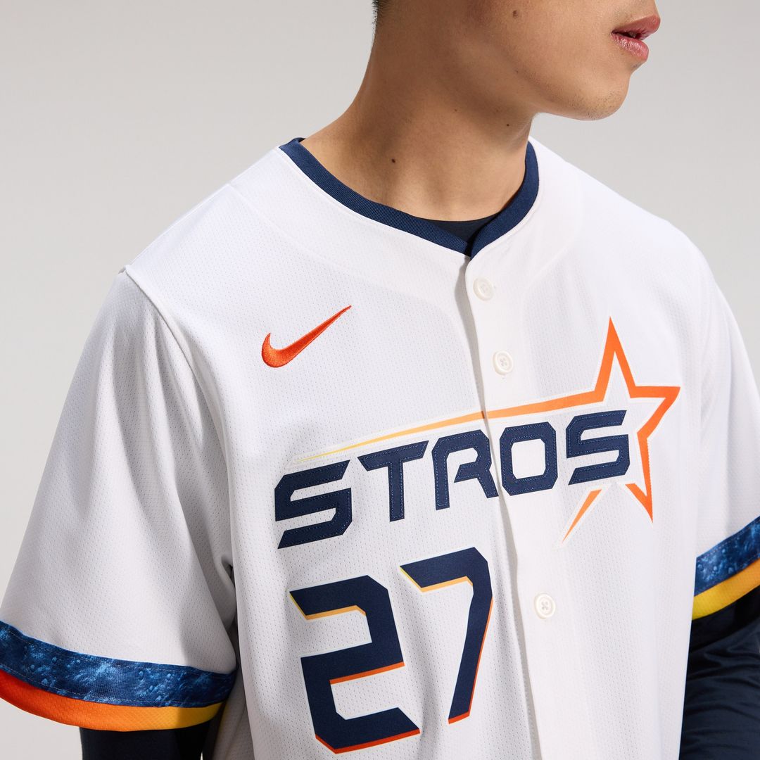 Houston Astros Jose Altuve Nike 2025 City Connect Limited Player Jersey - White Team Jersey Sports Fan Apparel