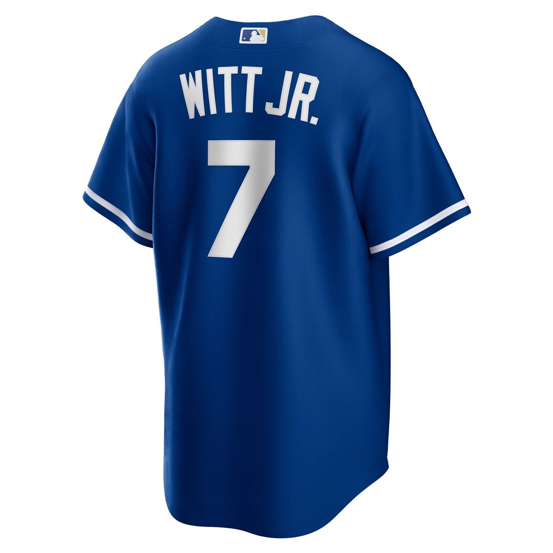 Kansas City Royals Bobby Witt Jr. Nike Road Replica Jersey - Gray Team Jersey Sports Fan Apparel