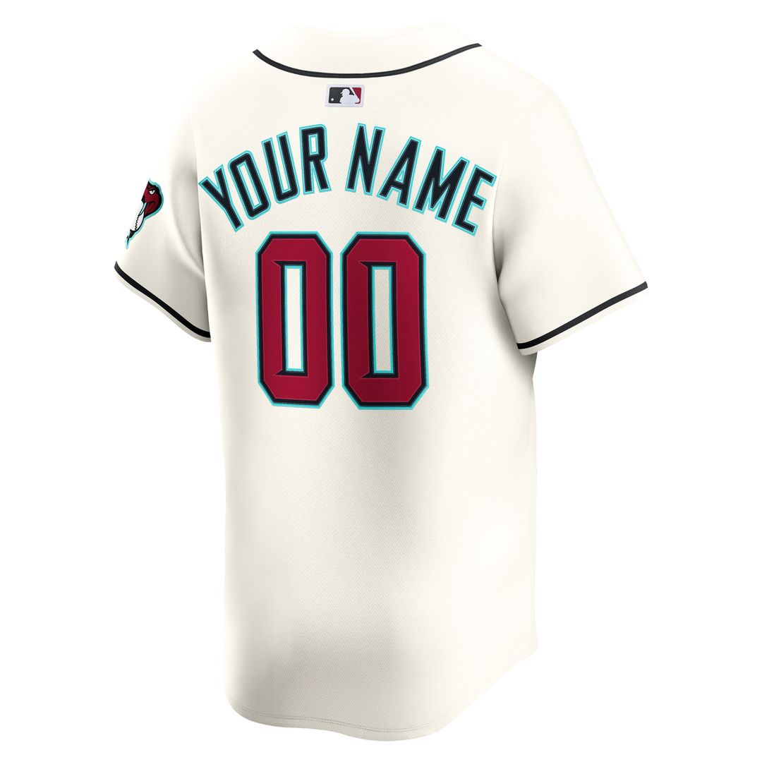 Arizona Diamondbacks Nike Home Limited Custom Jersey - Cream Team Jersey Sports Fan Apparel