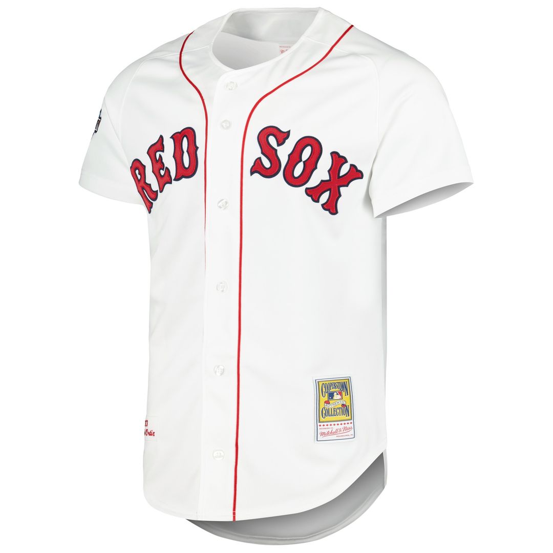 Boston Red Sox David Ortiz Mitchell & Ness Cooperstown Authentic Jersey - White Team Jersey Sports Fan Apparel