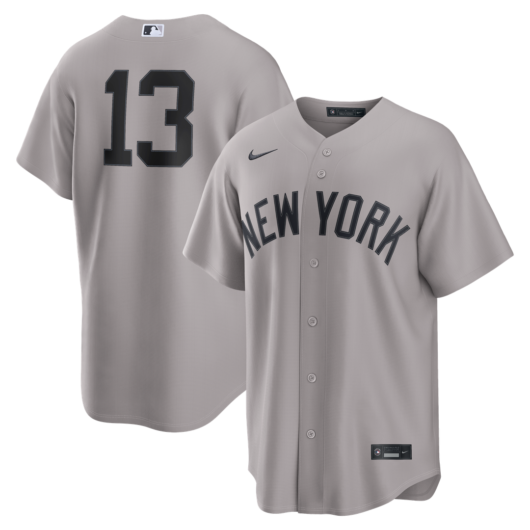 New York Yankees Jazz Chisholm Jr. Nike Road Replica Jersey - Gray Team Jersey Sports Fan Apparel