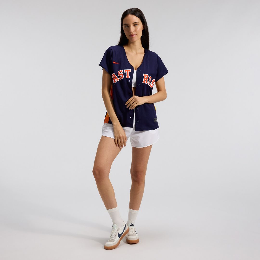 Houston Astros Jose Altuve Nike Women's Alternate Replica Player Jersey - Navy Team Jersey Sports Fan Apparel