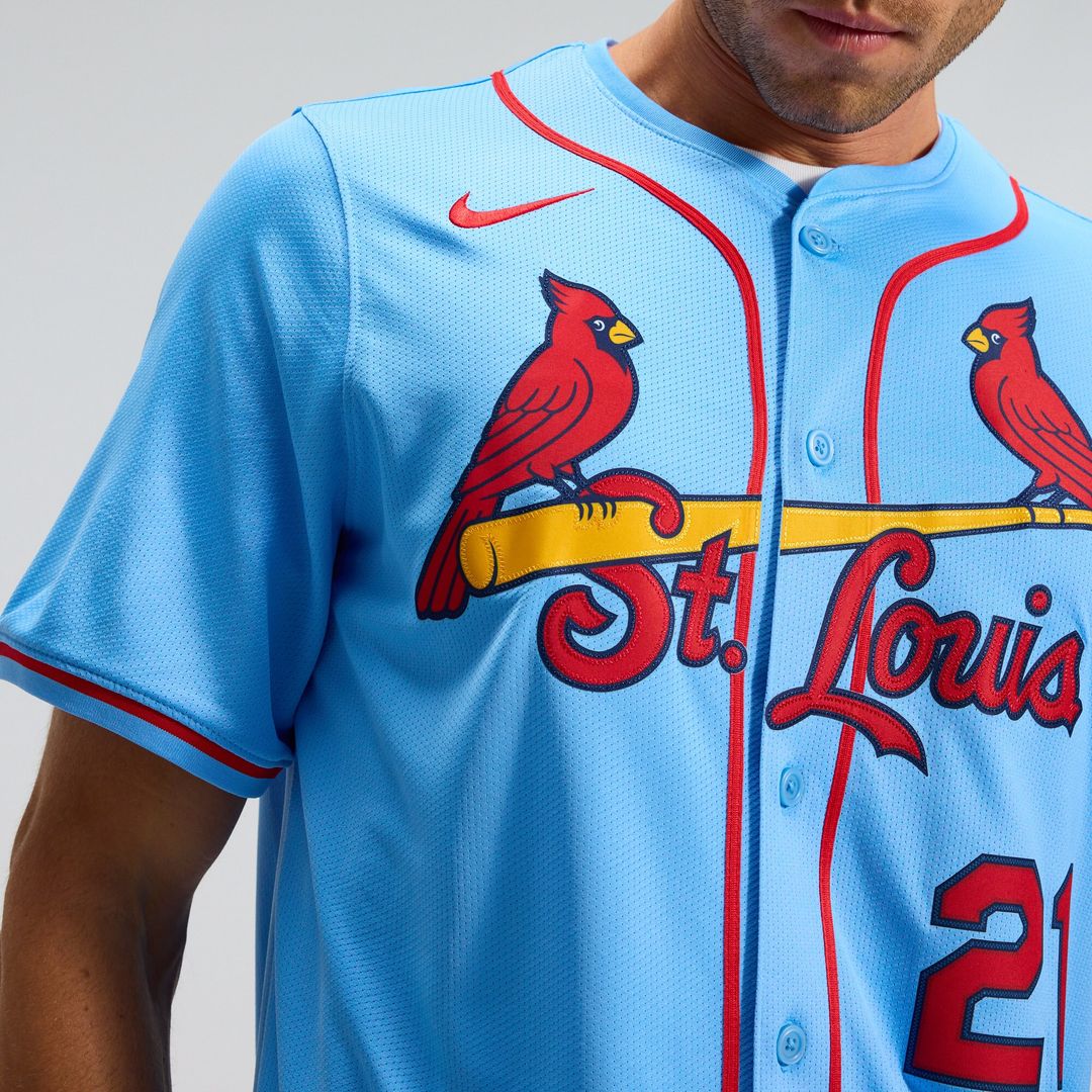 St. Louis Cardinals Lars Nootbaar Nike Alternate Limited Jersey - Light Blue Team Jersey Sports Fan Apparel