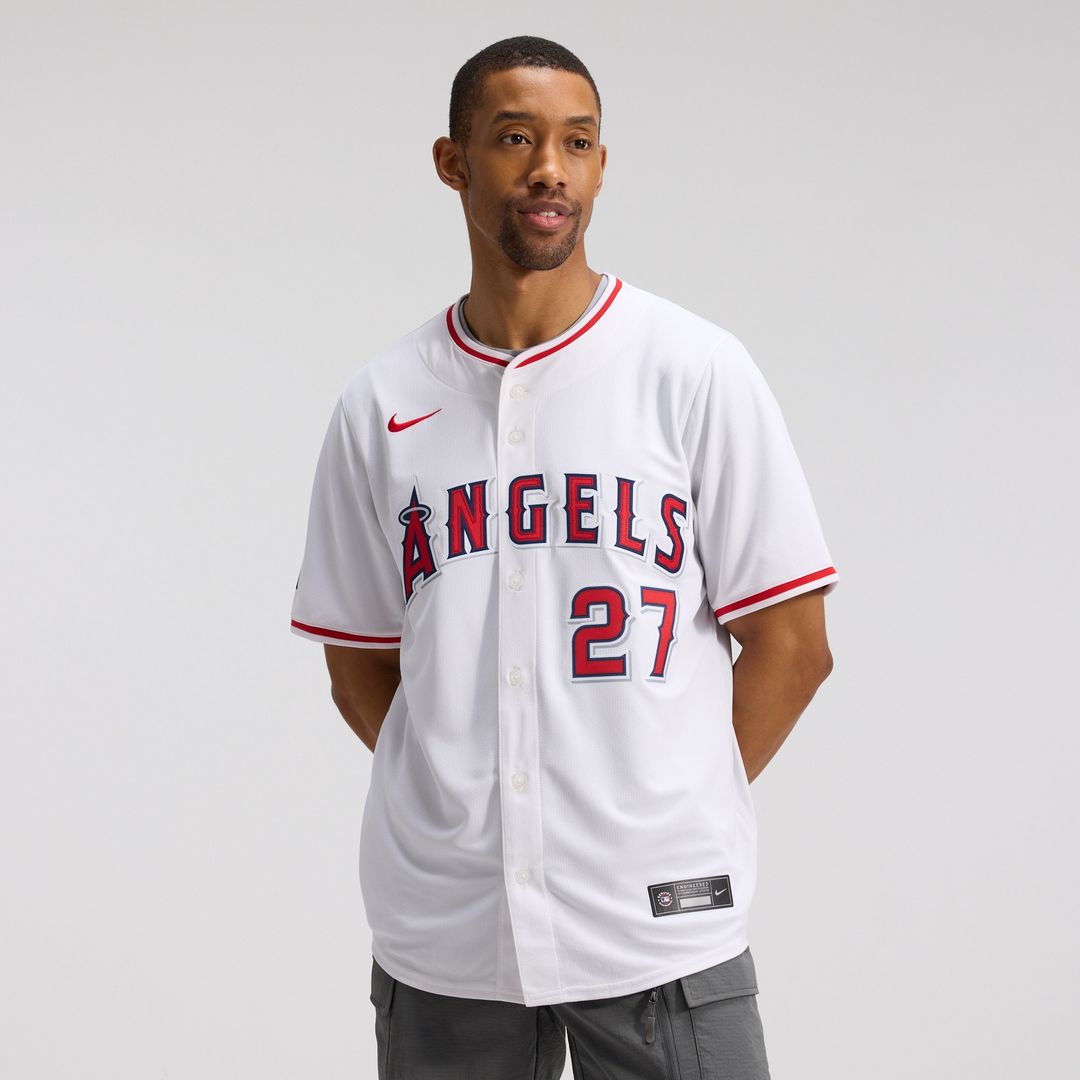 Los Angeles Angels Mike Trout Nike Home Limited Player Jersey - White Team Jersey Sports Fan Apparel