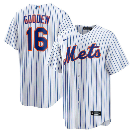 New York Mets Dwight Gooden Nike Home Replica Player Jersey - White Team Jersey Sports Fan Apparel