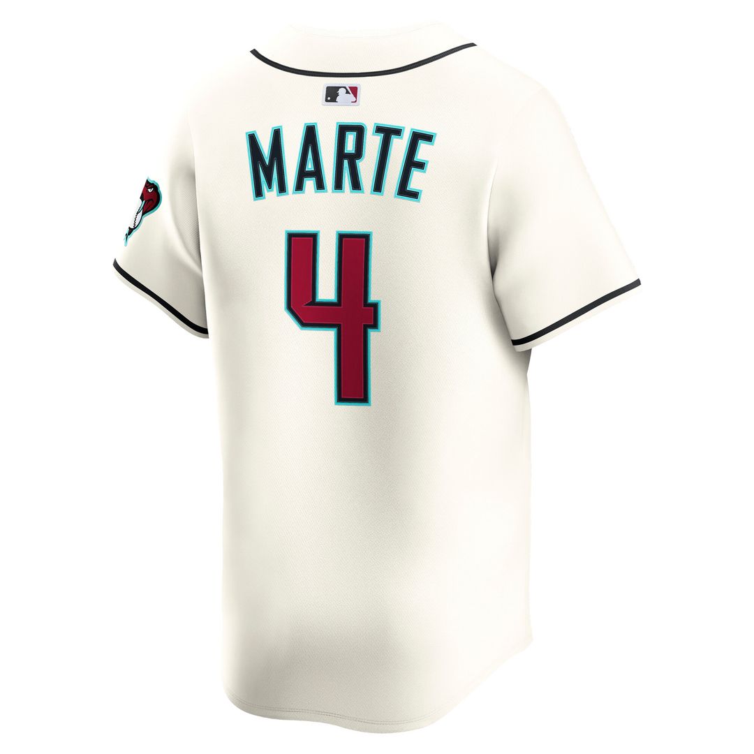 Arizona Diamondbacks Ketel Marte Nike Home Limited Player Jersey - Cream Team Jersey Sports Fan Apparel