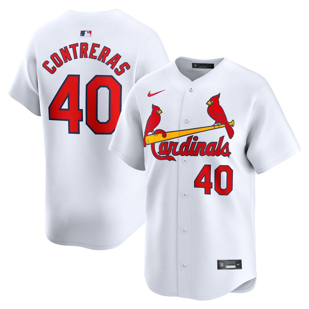 St. Louis Cardinals Willson Contreras Nike Home Limited Player Jersey - White Team Jersey Sports Fan Apparel