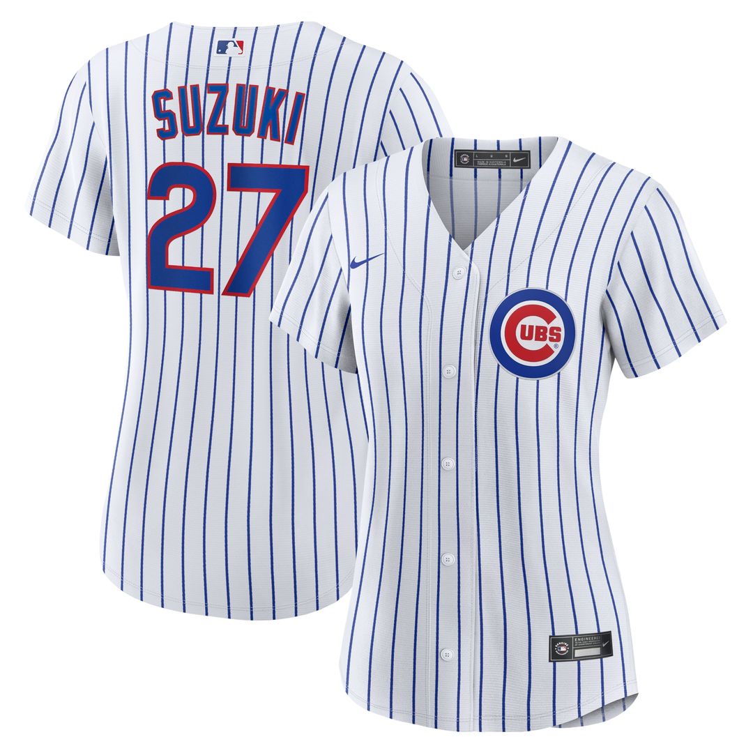 Chicago Cubs Seiya Suzuki Nike Women's Home Replica Jersey - White Team Jersey Sports Fan Apparel