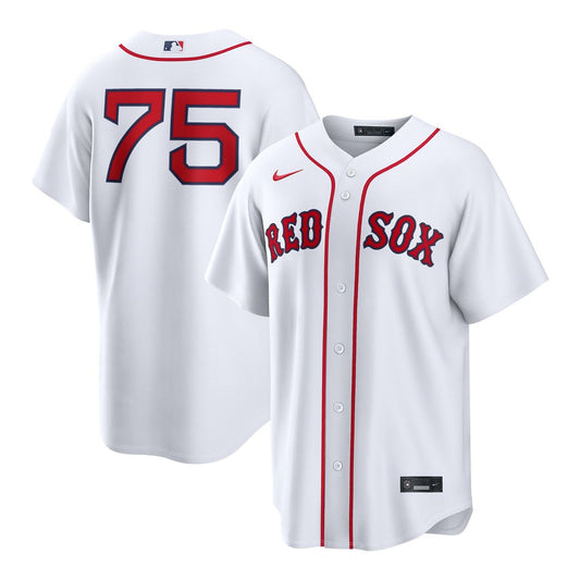 Boston Red Sox Carlos Narváez Nike Home Replica Jersey - White Team Jersey Sports Fan Apparel