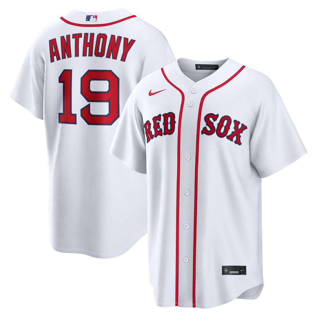 Boston Red Sox Roman Anthony Nike Home Replica Jersey - White Team Jersey Sports Fan Apparel