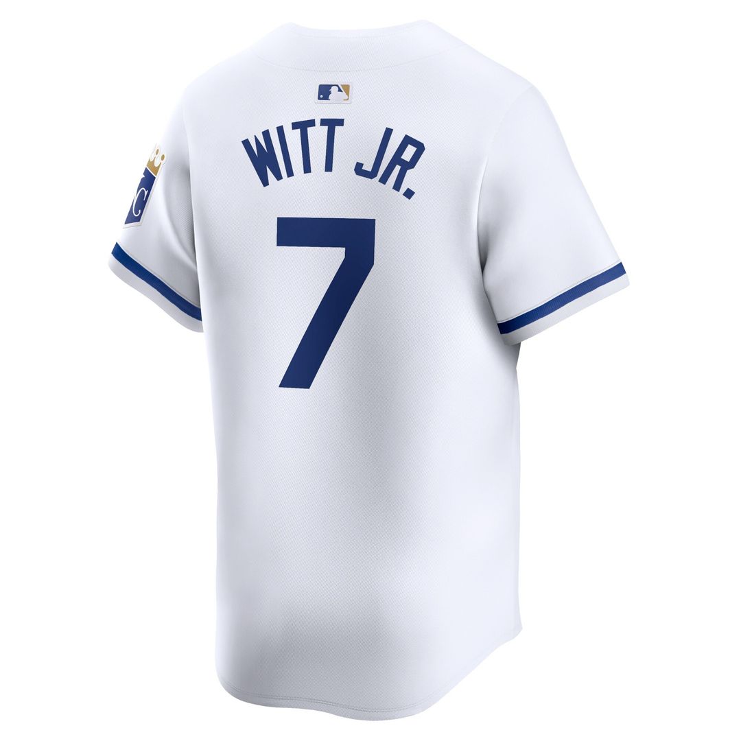 Kansas City Royals Bobby Witt Jr. Nike Home Limited Player Jersey - White Team Jersey Sports Fan Apparel