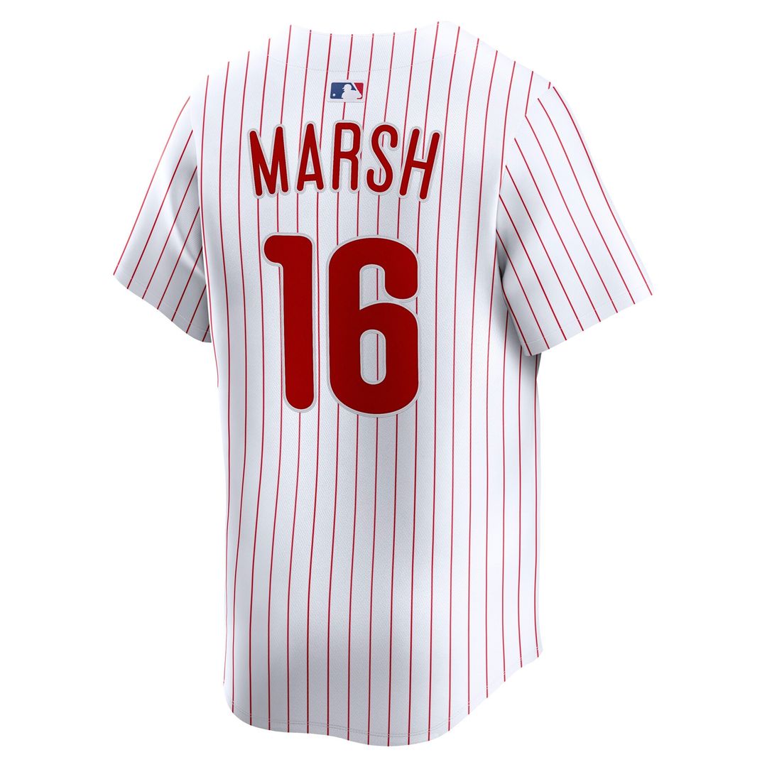Philadelphia Phillies Brandon Marsh Nike Home Limited Player Jersey - White Team Jersey Sports Fan Apparel