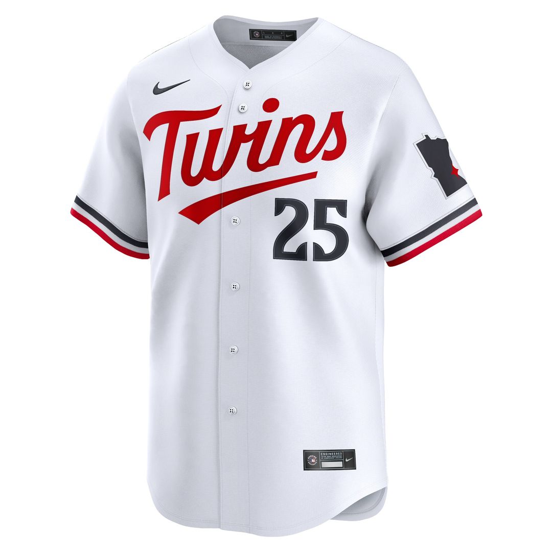 Minnesota Twins Byron Buxton Nike Home Limited Player Jersey - White Team Jersey Sports Fan Apparel