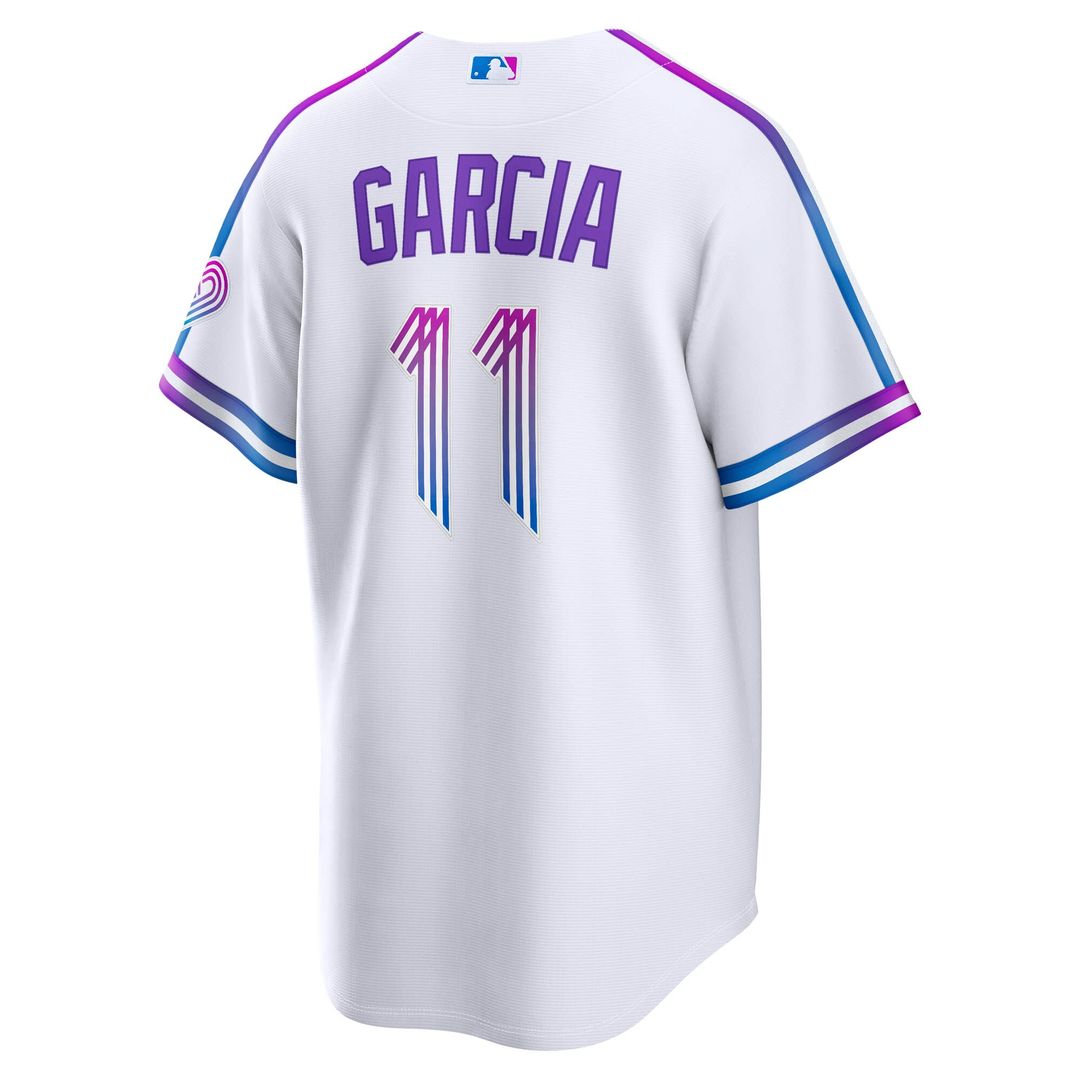 Kansas City Royals Maikel Garcia Nike 2026 City Connect Stadium Jersey - White Team Jersey Sports Fan Apparel