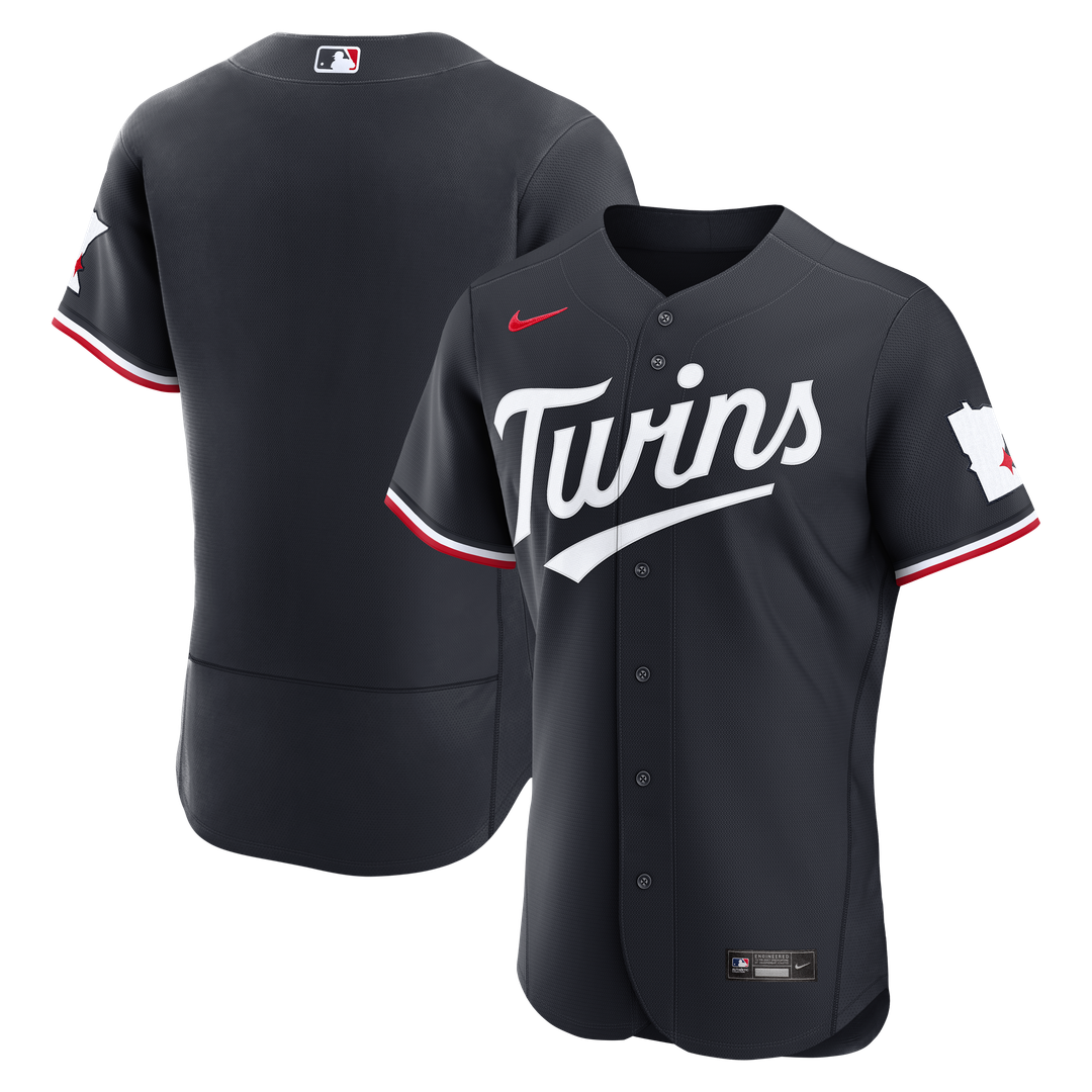 Minnesota Twins Nike Alternate Authentic Jersey - Navy Team Jersey Sports Fan Apparel