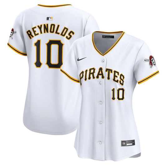 Pittsburgh Pirates Bryan Reynolds Nike Women's Home Limited Player Jersey - White Team Jersey Sports Fan Apparel
