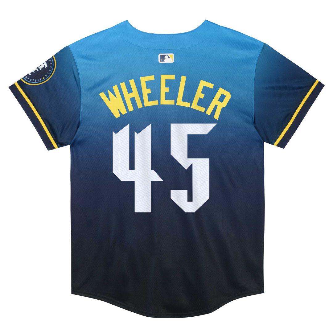Philadelphia Phillies Zack Wheeler Nike Preschool 2024 City Connect Limited Player Jersey - Blue Team Jersey Sports Fan Apparel