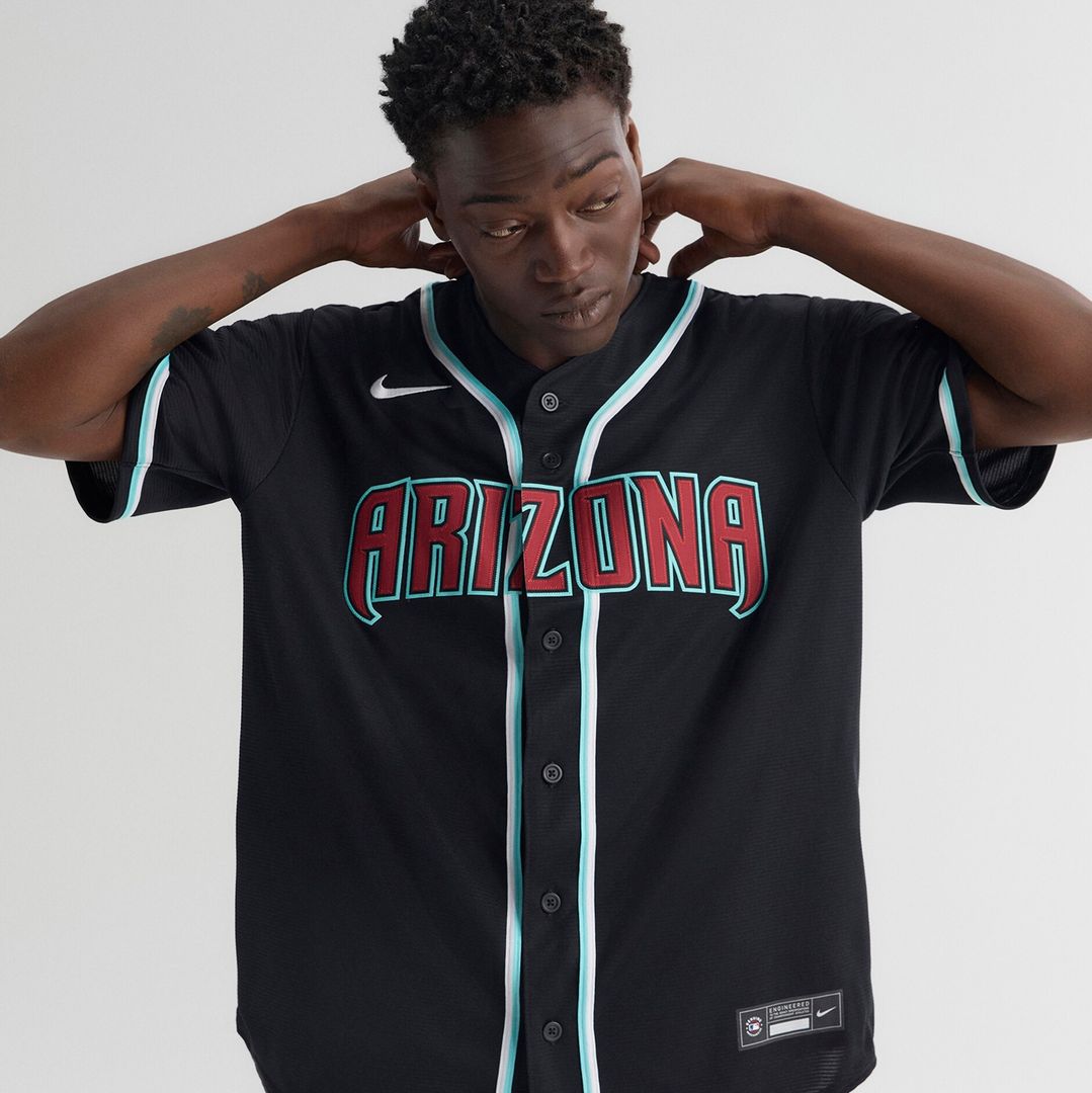 Arizona Diamondbacks Nike Fashion Replica Black Out Jersey Team Jersey Sports Fan Apparel