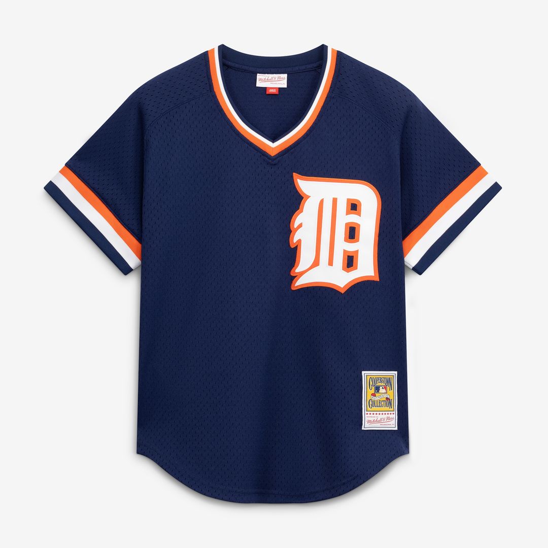Detroit Tigers Alan Trammell Mitchell & Ness Authentic Batting Practice Jersey - Navy Team Jersey Sports Fan Apparel
