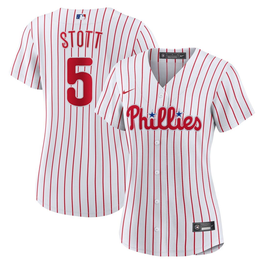 Philadelphia Phillies Bryson Stott Nike Women's Home Replica Jersey - White Team Jersey Sports Fan Apparel