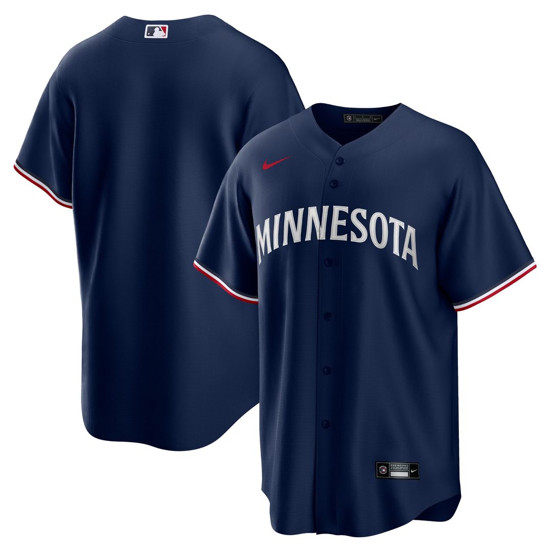 Minnesota Twins Nike Road Replica Team Jersey - Gray Team Jersey Sports Fan Apparel