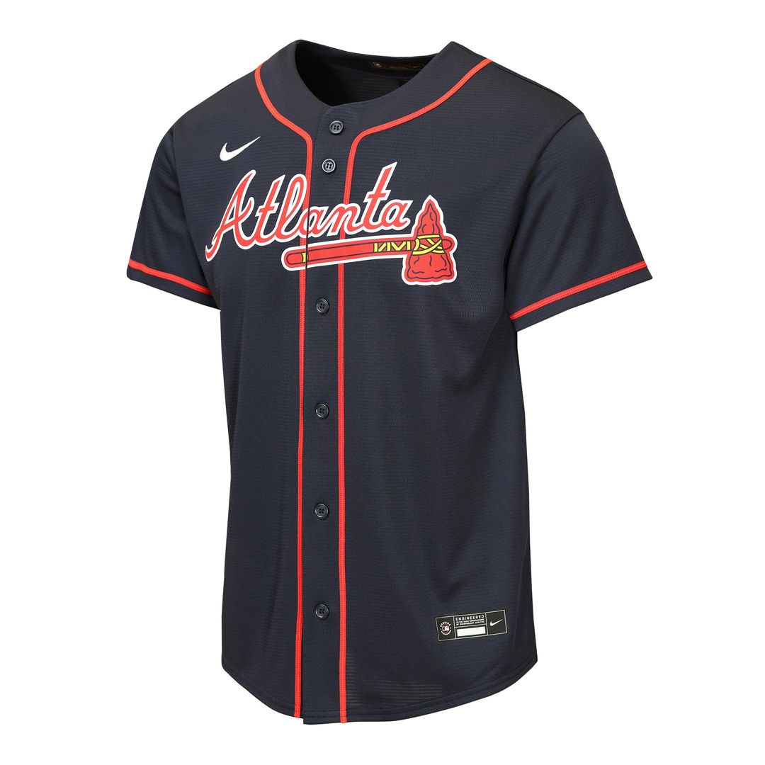 Atlanta Braves Ronald Acuña Jr. Nike Youth Road Replica Jersey - Gray Team Jersey Sports Fan Apparel
