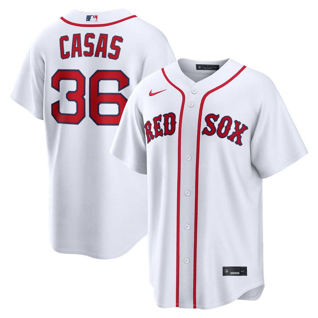 Boston Red Sox Triston Casas Nike Home Replica Jersey - White Team Jersey Sports Fan Apparel