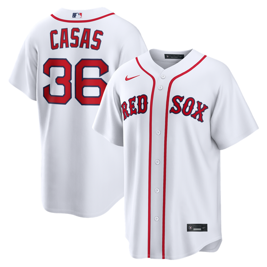 Boston Red Sox Triston Casas Nike Home Replica Jersey - White Team Jersey Sports Fan Apparel