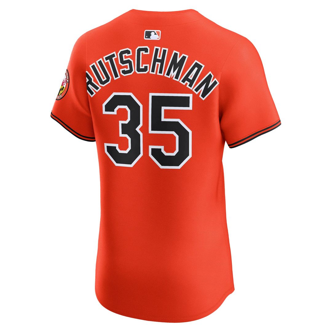 Baltimore Orioles Adley Rutschman Nike Alternate 2 Elite Jersey - Orange Team Jersey Sports Fan Apparel