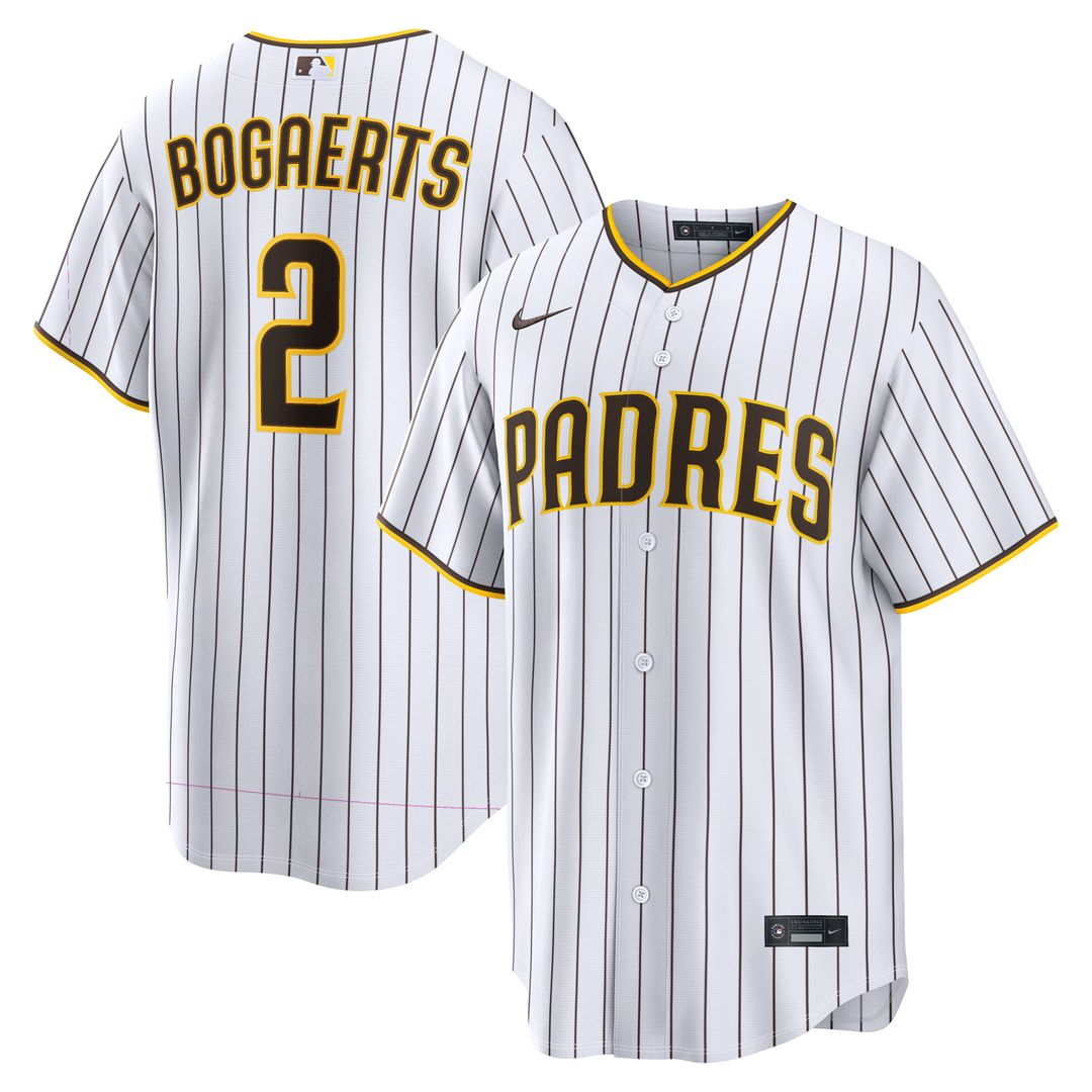 San Diego Padres Xander Bogaerts Nike Home Replica Jersey - White Team Jersey Sports Fan Apparel