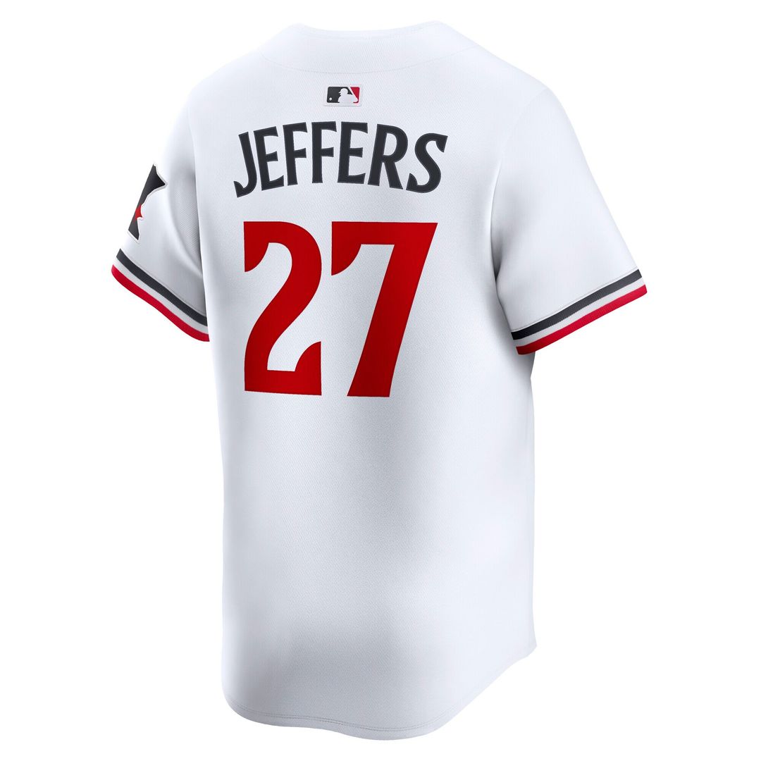 Minnesota Twins Ryan Jeffers Nike Home Limited Player Jersey - White Team Jersey Sports Fan Apparel