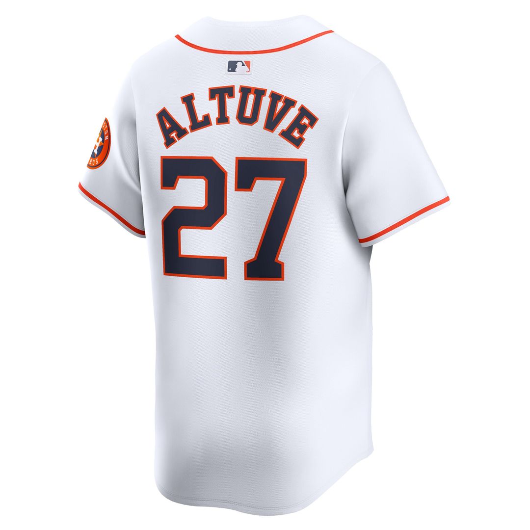 Houston Astros Jose Altuve Nike Youth Home Limited Player Jersey - White Team Jersey Sports Fan Apparel