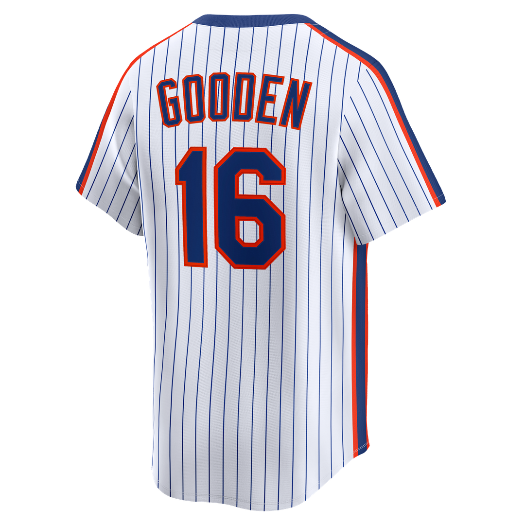 New York Mets Dwight Gooden Nike Cooperstown Limited Jersey - White Team Jersey Sports Fan Apparel