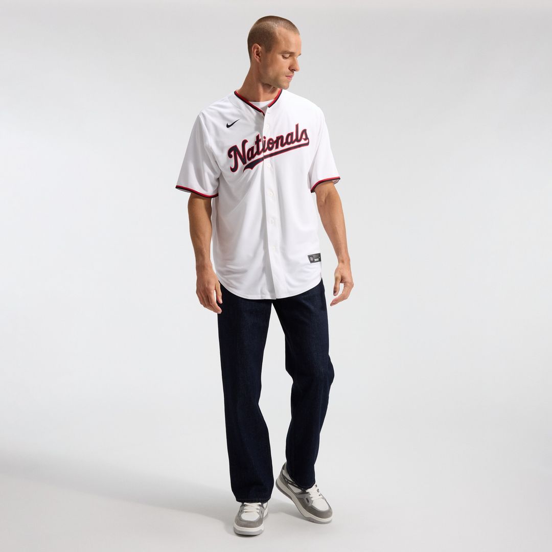 Washington Nationals CJ Abrams Nike Home Replica Jersey - White Team Jersey Sports Fan Apparel
