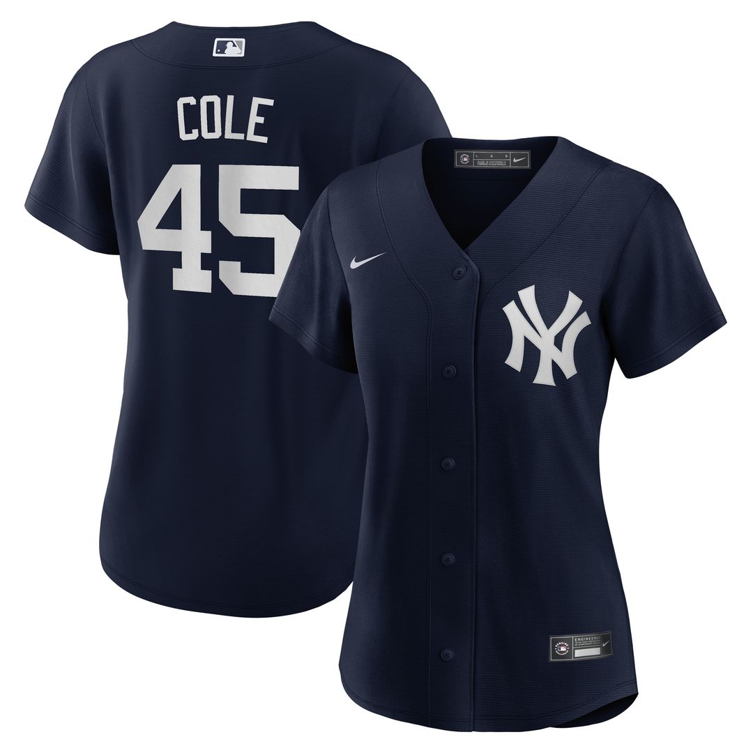 New York Yankees Gerrit Cole Nike Women's Home Replica Player Jersey - White Team Jersey Sports Fan Apparel