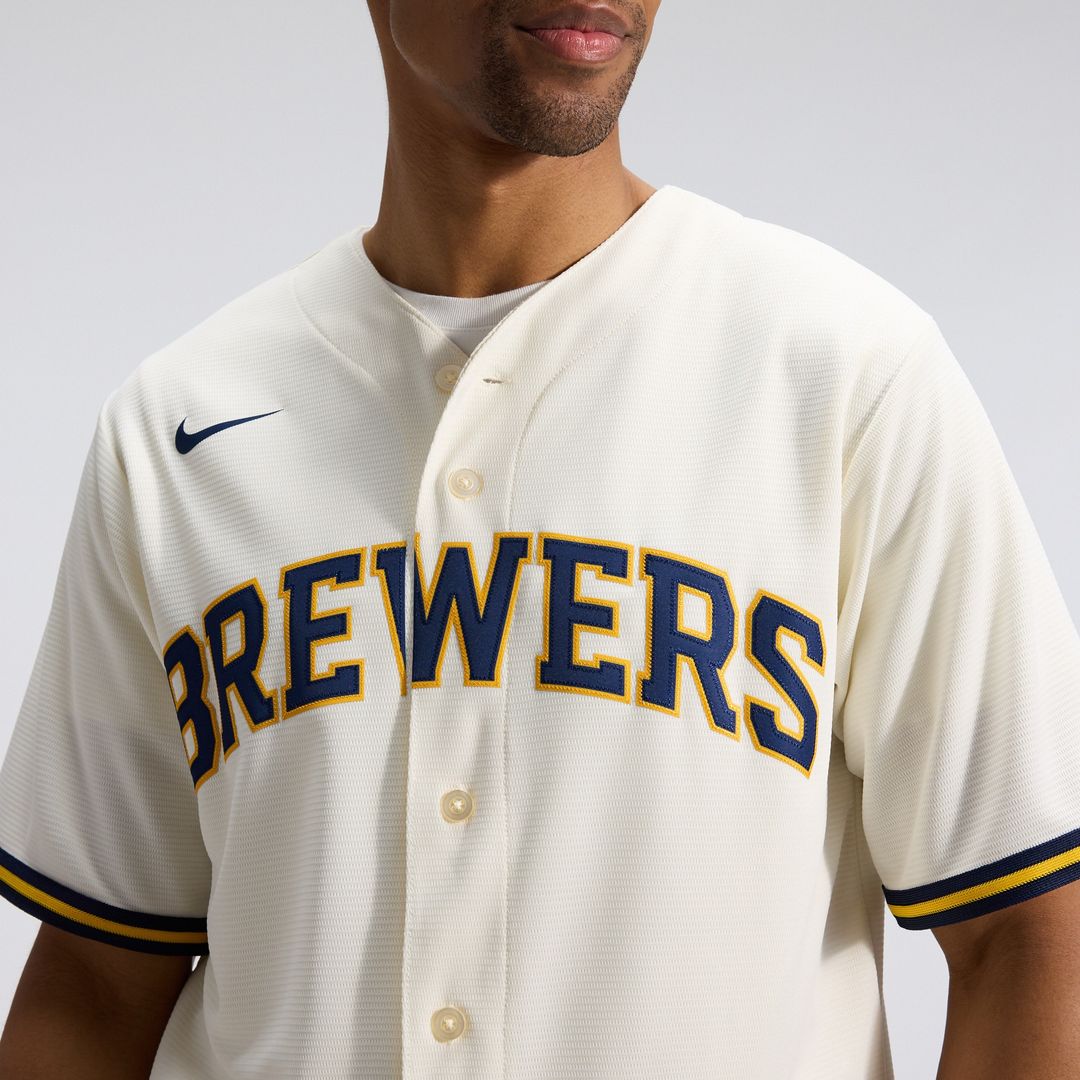 Milwaukee Brewers Nike Alternate Replica Team Jersey - Navy Team Jersey Sports Fan Apparel