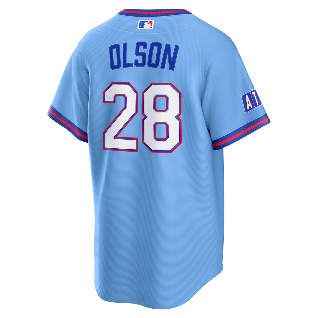 Atlanta Braves Matt Olson Nike 2026 City Connect Stadium Jersey - Powder Blue Team Jersey Sports Fan Apparel