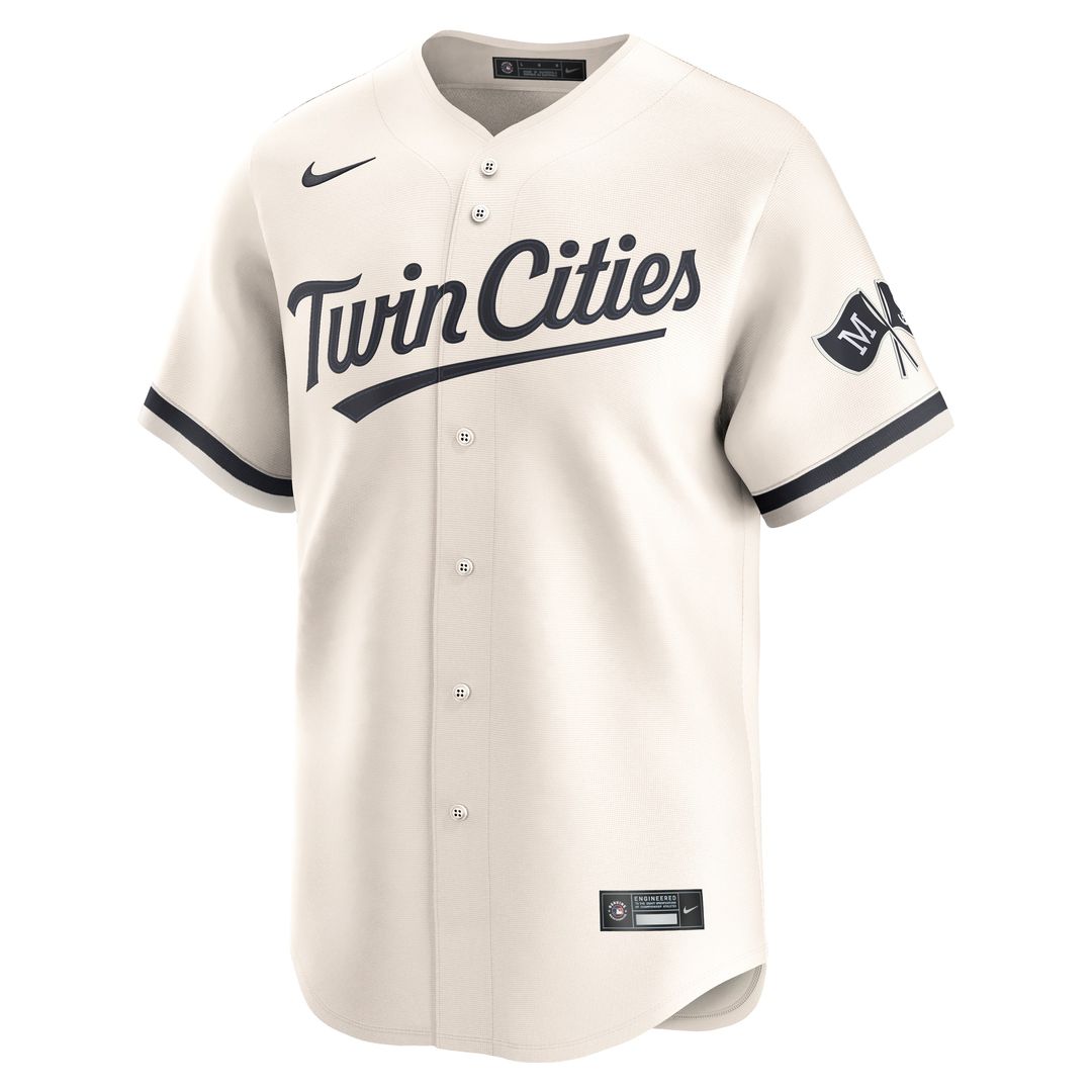 Minnesota Twins Nike Alternate Limited Jersey - Cream Team Jersey Sports Fan Apparel