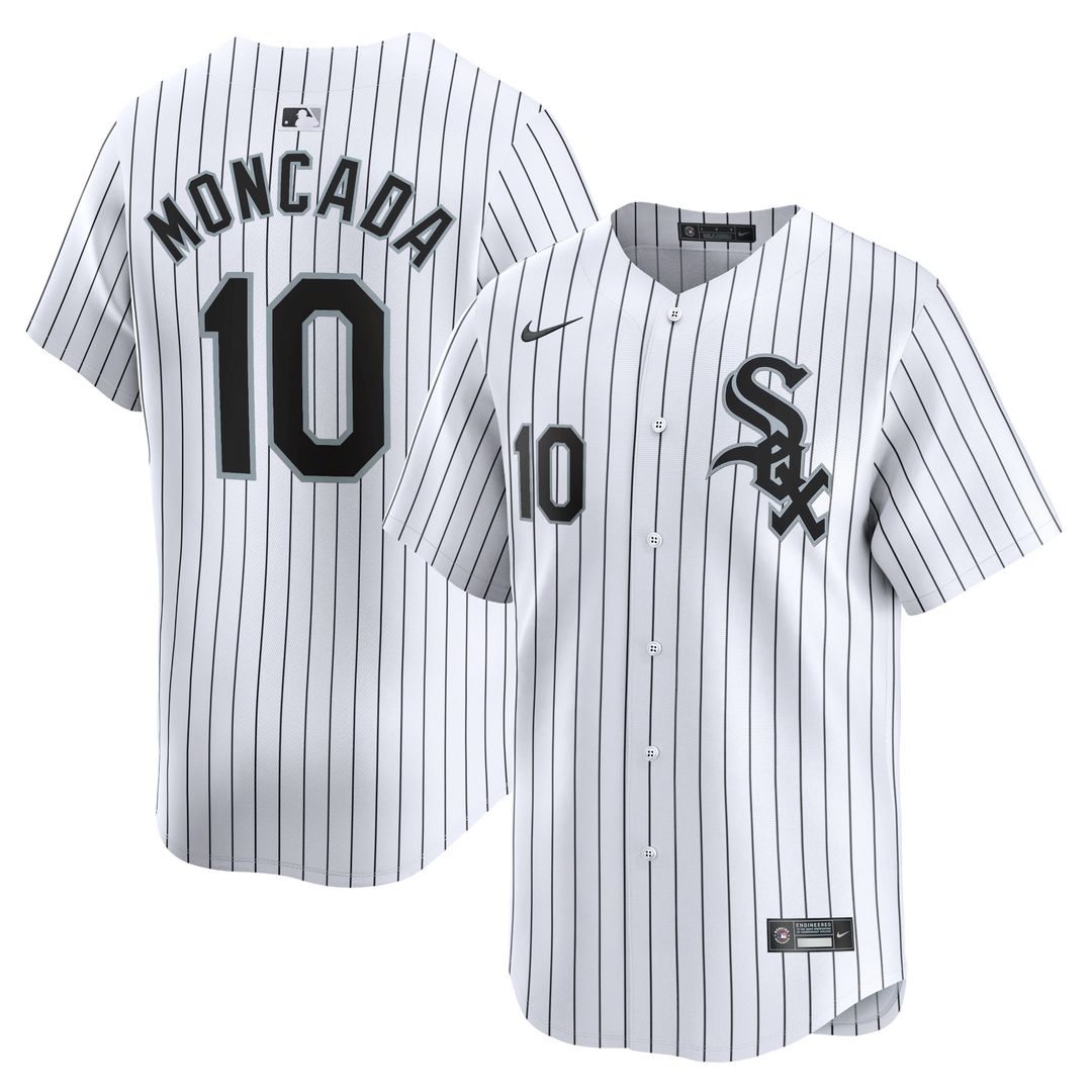 Chicago White Sox Yoan Moncada Nike Home Limited Player Jersey - White Team Jersey Sports Fan Apparel