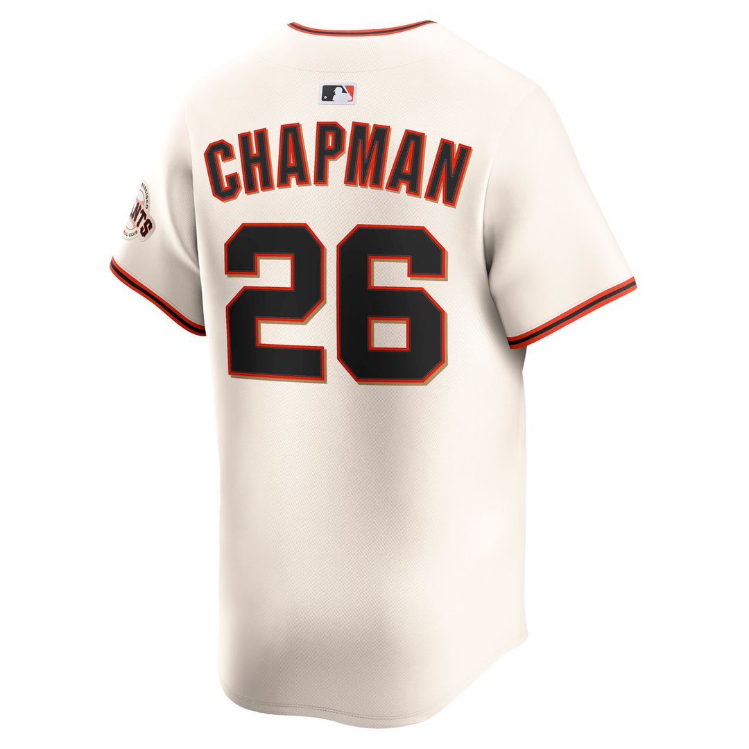 San Francisco Giants Matt Chapman Nike Home Limited Player Jersey - Cream Team Jersey Sports Fan Apparel