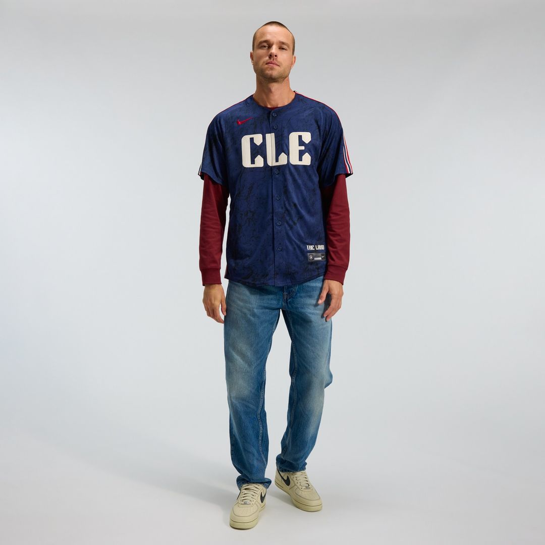 Cleveland Guardians Nike City Connect Limited Jersey - Navy Team Jersey Sports Fan Apparel