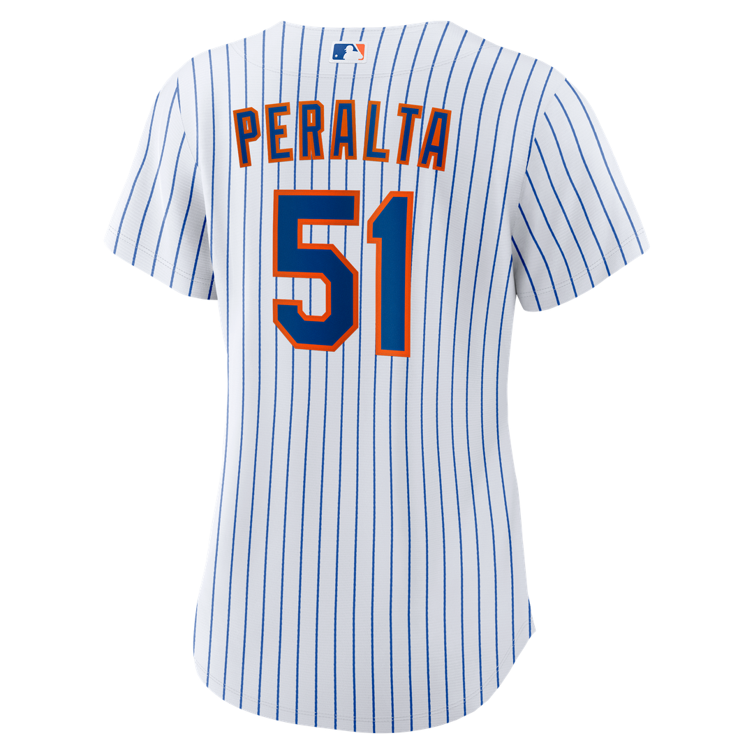 New York Mets Freddy Peralta Nike Women's Home Replica Jersey - White Team Jersey Sports Fan Apparel